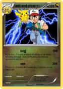 ash and pikachu