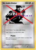 No Justin Biebe