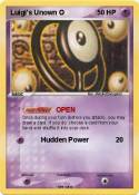 Luigi's Unown