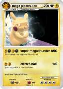 mega pikachu ex