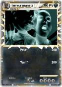 terreur mane x