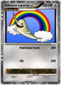 Rainbow narwhal