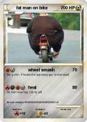 fat man on bike