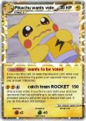 Pikachu wants