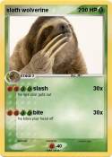sloth wolverine