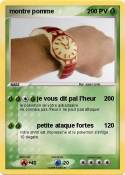 montre pomme
