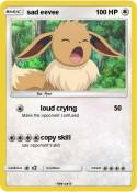 sad eevee