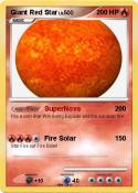 Giant Red Star
