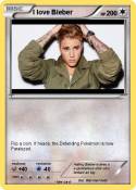 I love Bieber