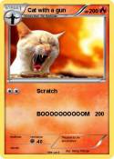Cat with a gun