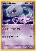 Mew et Mewtwo