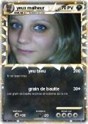 yeux malheur