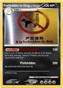 Forbidden to
