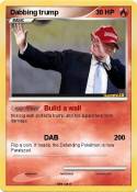 Dabbing trump