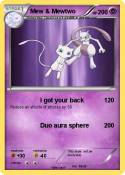 Mew & Mewtwo