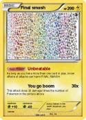 Final smash