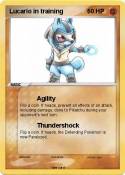 Lucario in trai