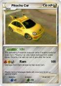 Pikachu Car