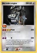 Mercedes engine