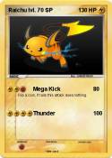 Raichu lvl. 70
