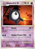 Unown A lv.