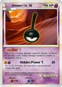Unown ! lv.