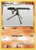 machine gun