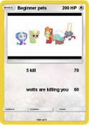 Beginner pets