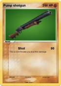 Pump shotgun