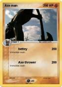 Axe man