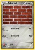 Brick wall