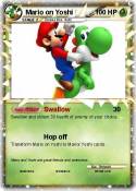 Mario on Yoshi