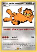 Vote if you're