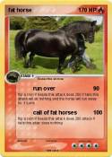 fat horse