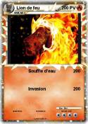 Lion de feu