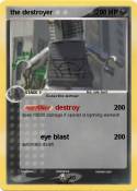 the destroyer