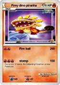 Firey dino