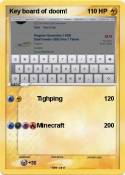 Key board of