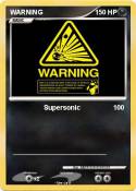 WARNING