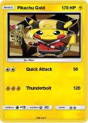 Pikachu Gold