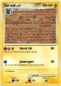 the wall