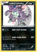 undead nidoking