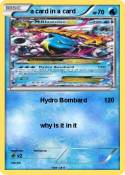 a card in a