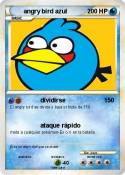 angry bird azul