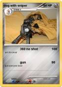 dog with sniper