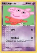 Baby peppa pig