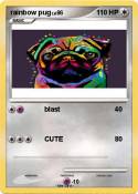 rainbow pug