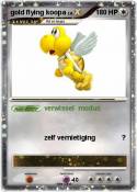 gold flying