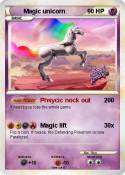Magic unicorn