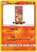 chaos marker